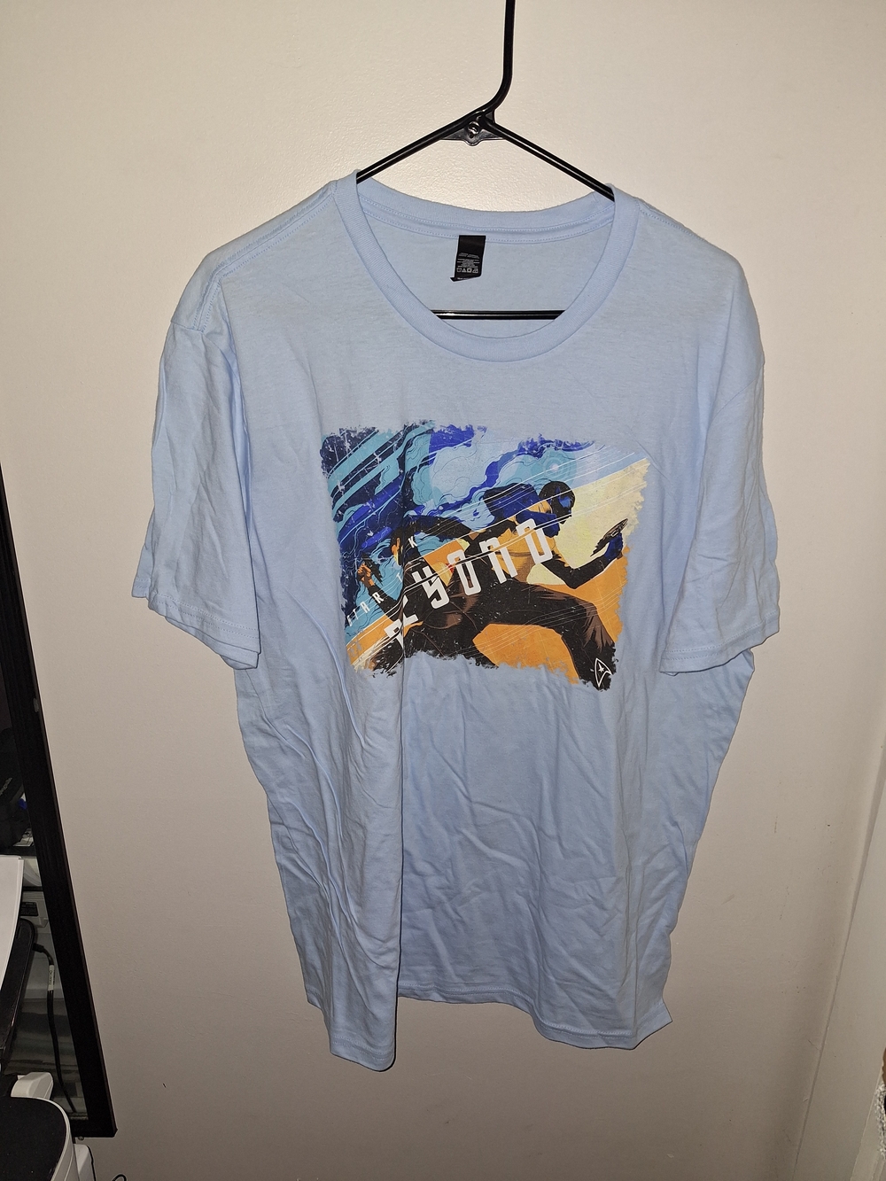 Star Trek Beyond Light Blue Graphic Crewneck T-Shirt NWOT